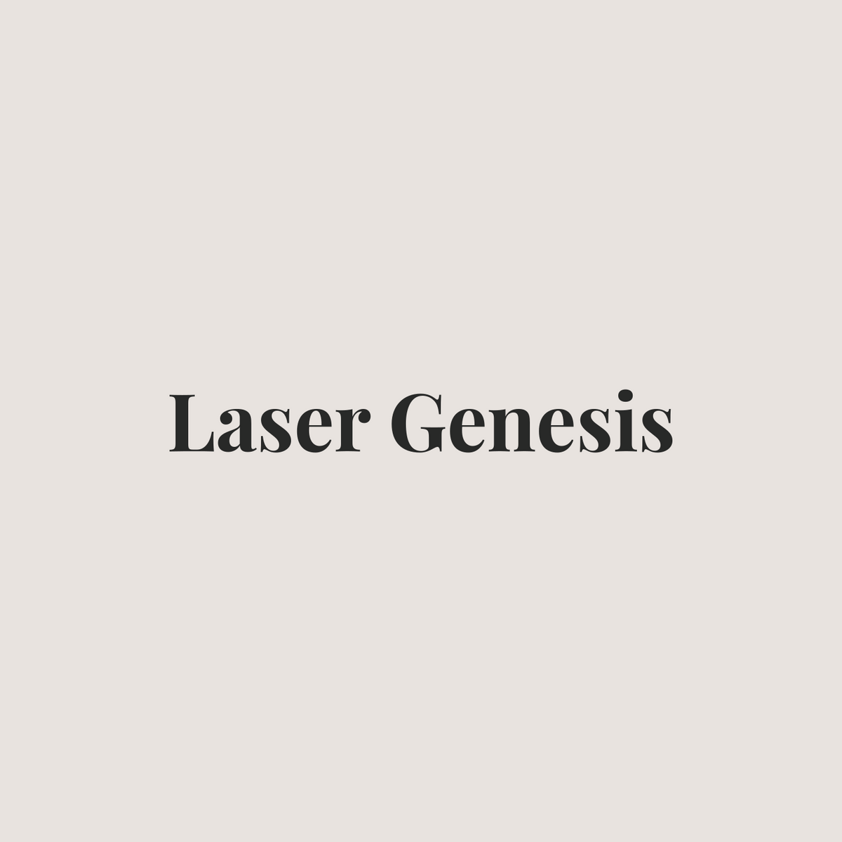 Laser Genesis at Pure Glow Skin Refinery