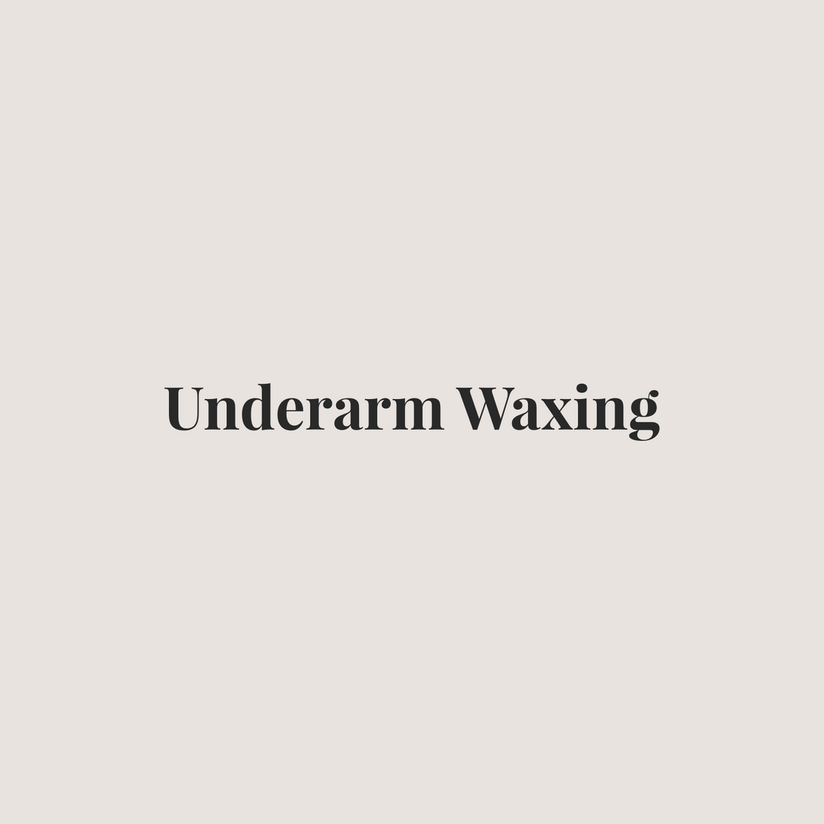 Underarm Waxing at Pure Glow Skin Refinery