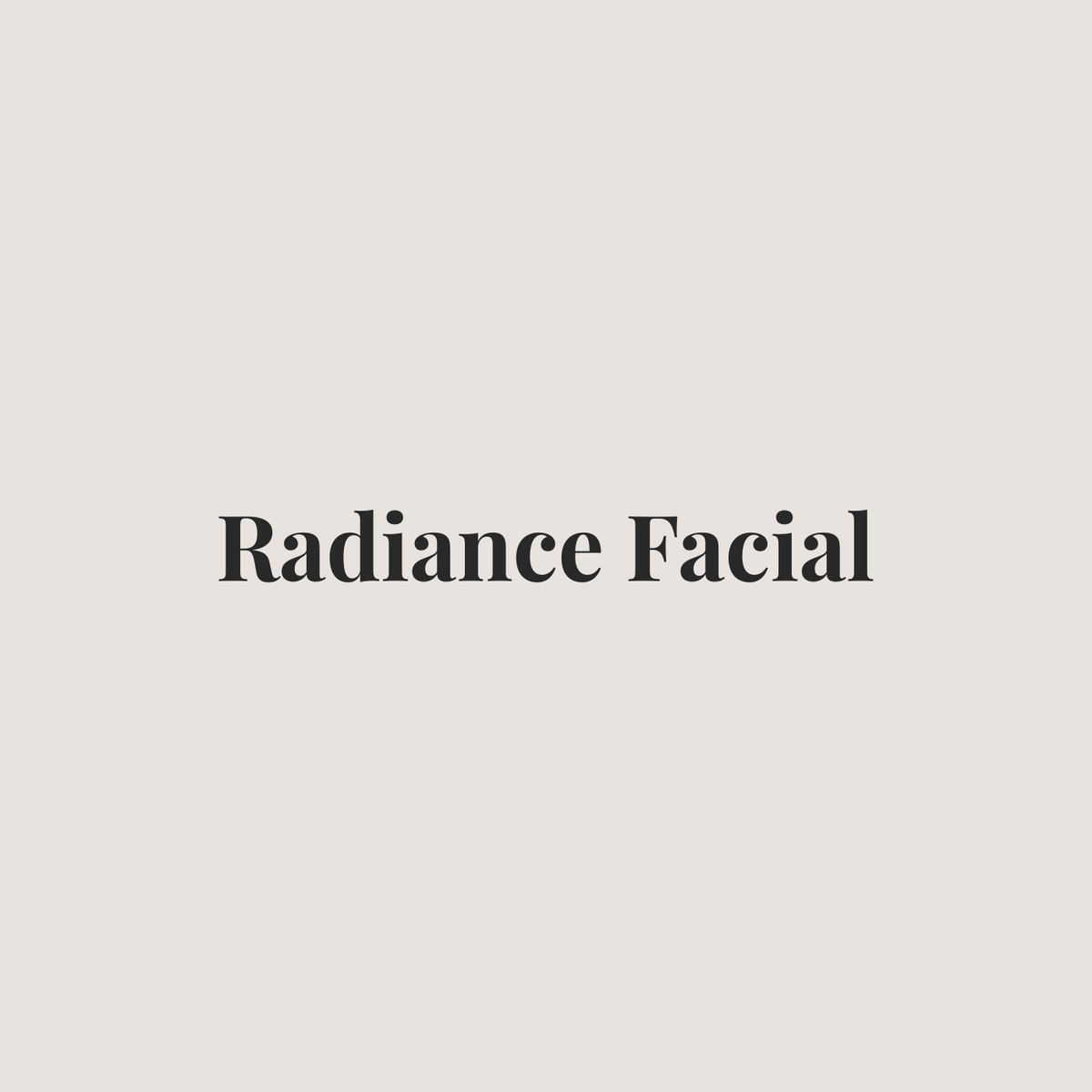Radiance Facial at Pure Glow Skin Refinery