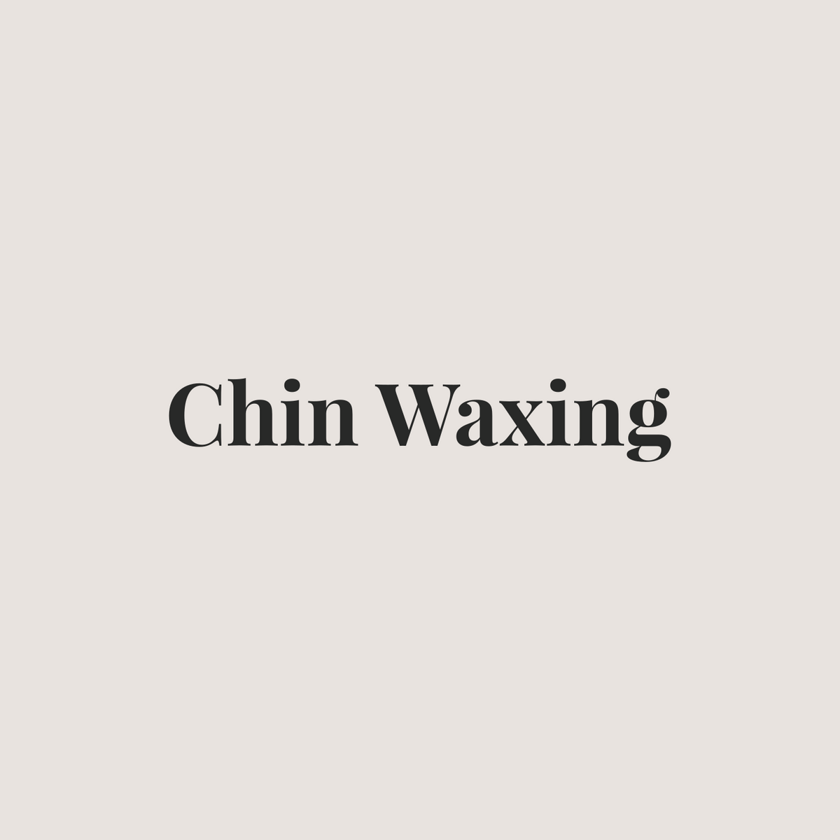 Chin Waxing at Pure Glow Skin Refinery