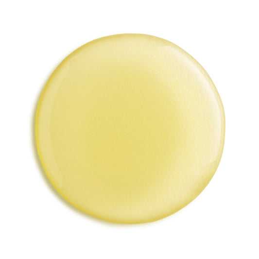 Eminence Organics Facial Recovery Oil — texture swatch applied to skin