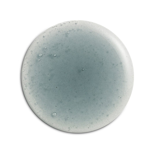Eminence Organics Charcoal Exfoliating Gel Cleanser — texture swatch applied to skin