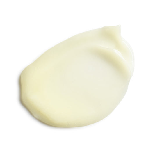 Eminence Organics Bamboo Firming Fluid — texture swatch applied to skin