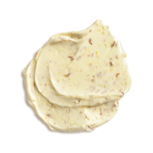Eminence Organics Calm Skin Arnica Masque — texture swatch applied to skin