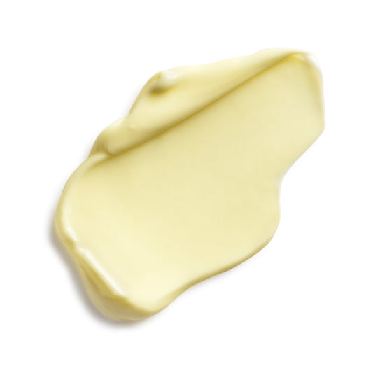 Eminence Organics Calm Skin Chamomile Cleanser — texture swatch applied to skin
