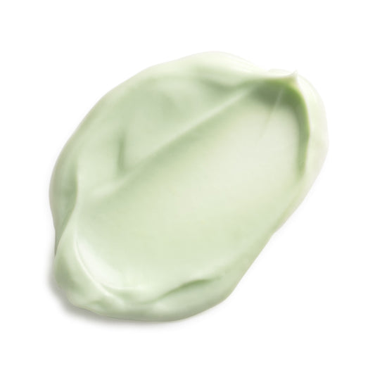 Eminence Organics Bright Skin Cleanser — texture swatch applied to skin