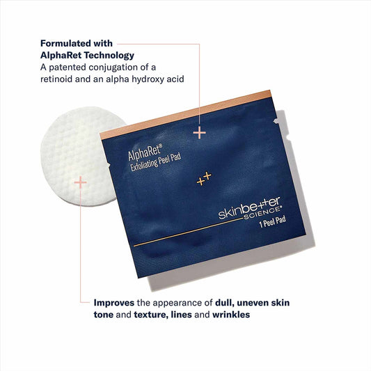 skinbetter science AlphaRet Exfoliating Peel Pads — key ingredients and formula