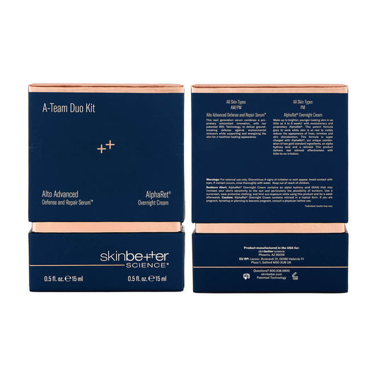 skinbetter science A-Team Duo Advanced Kit — packaging