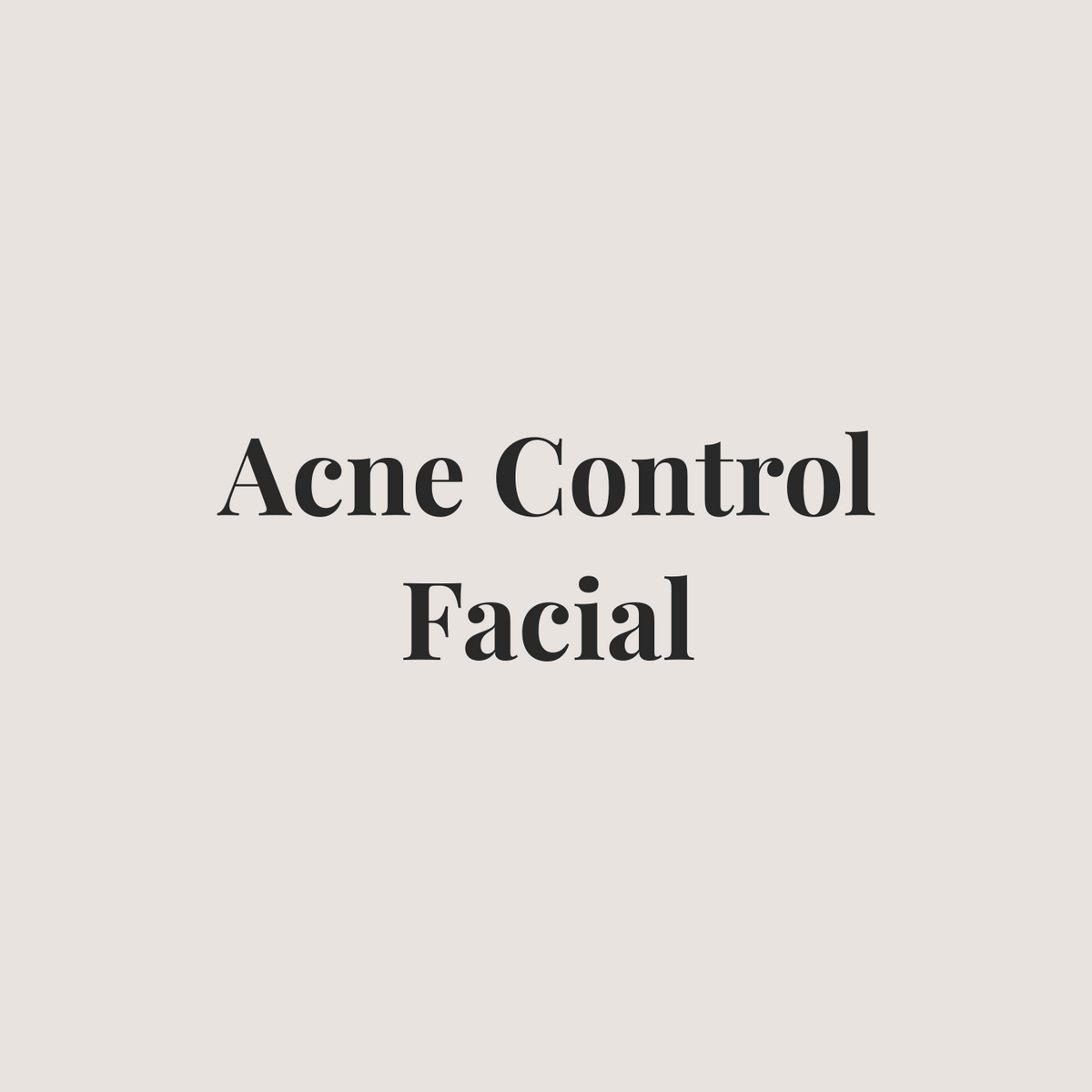 Acne Control Facial at Pure Glow Skin Refinery